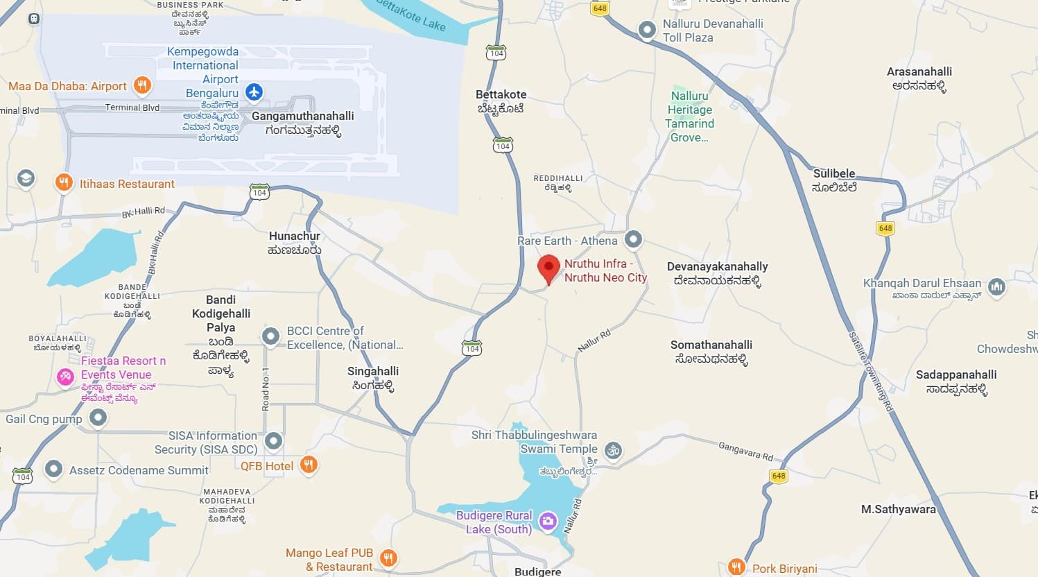 BSCPL Bollineni Tiara location map