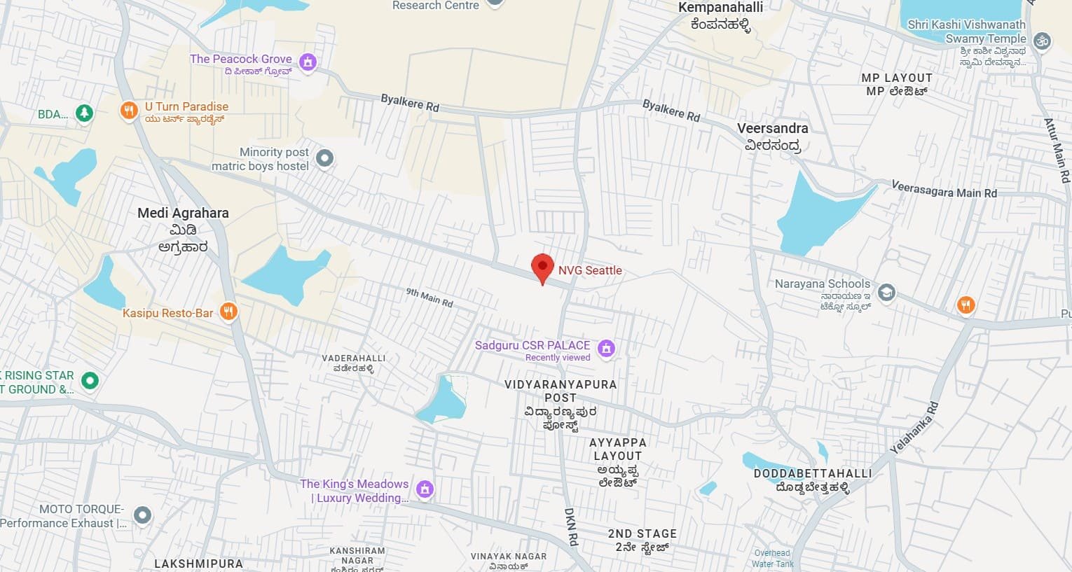 BSCPL Bollineni Tiara location map